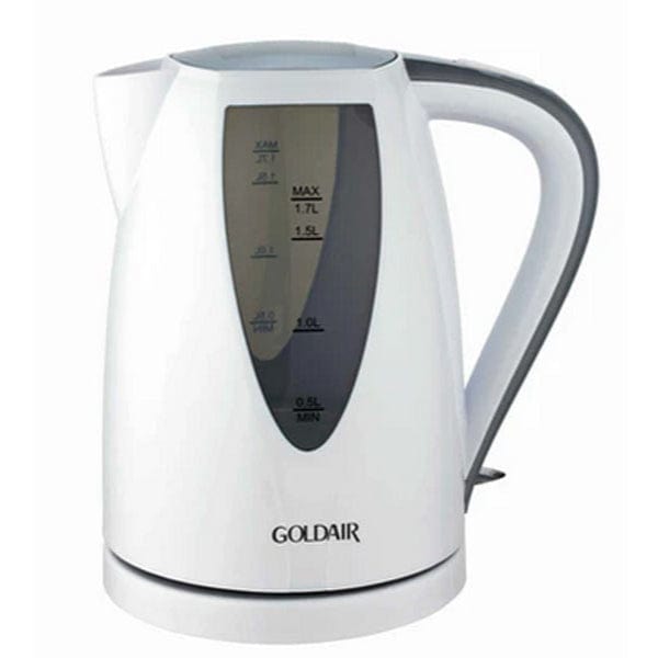 Goldair KETTLE Goldair 1.7L 360 Degrees Plastic Kettle White GPK-1700