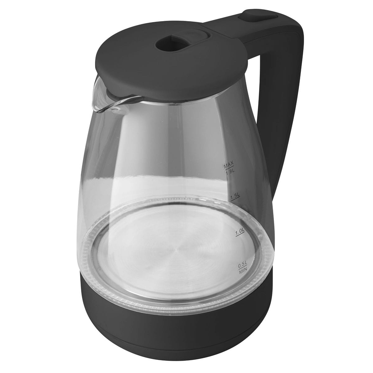 Goldair KETTLE Sunbeam 1.8L Cordless Glass Kettle Black SGK-8827