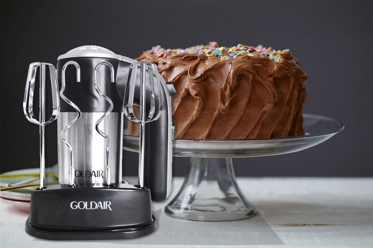 Goldair Slow Cooker Goldair Food Prep Stainless Steel Hand Mixer & Accessory Set GDHMS-338 (7497649717337)