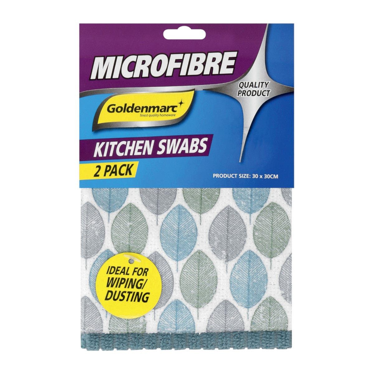 Goldenmarc Dish Coloth Goldenmarc Microfibre Swab 2 Pack