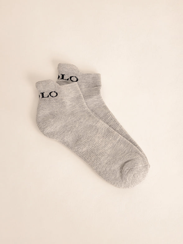 Polo Men's Golf Socks-Silver 2419C