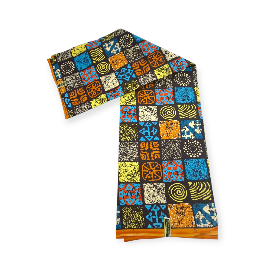 African Print 6 Yards Fabric 110 cm Assorted