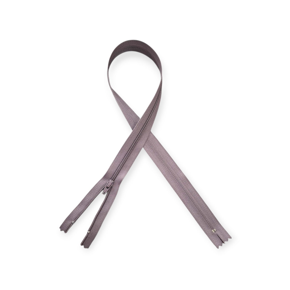 Ykk Nylon zip 60cm Flint