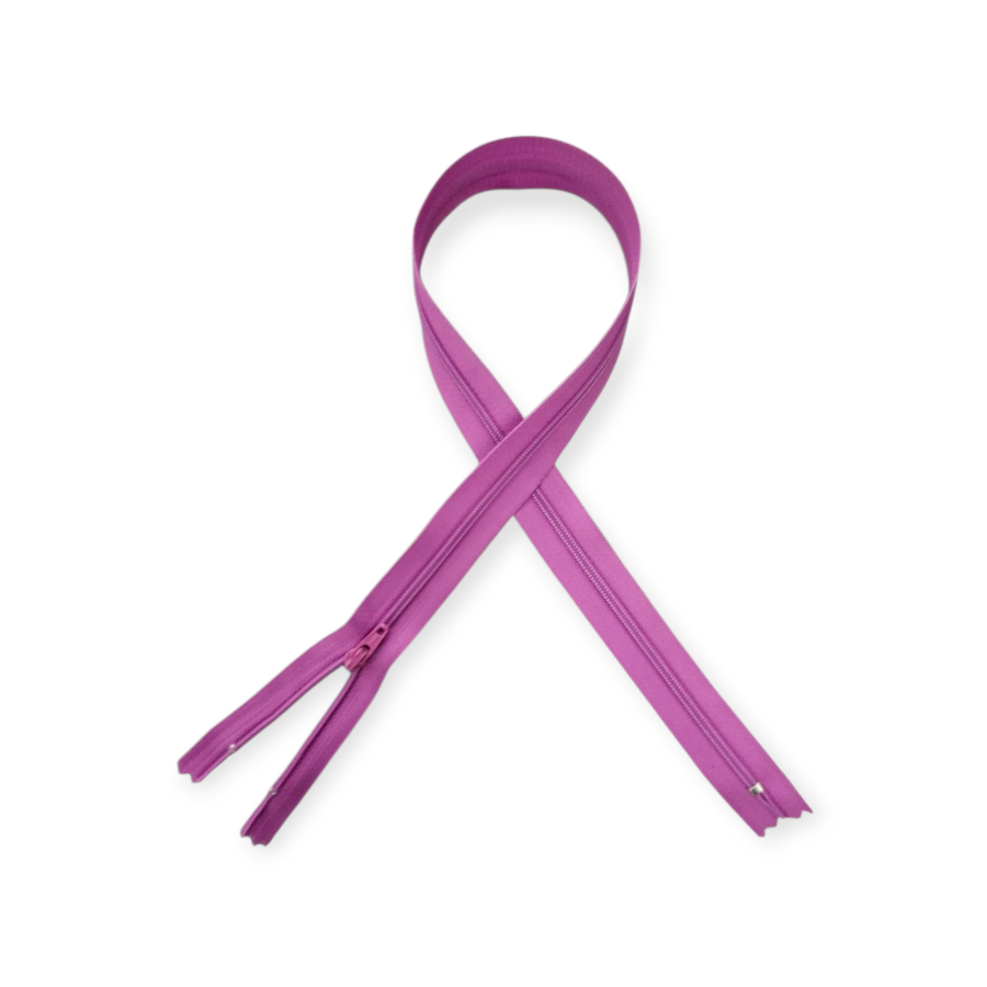 YKK Nylon Zip 60cm LT Lavender