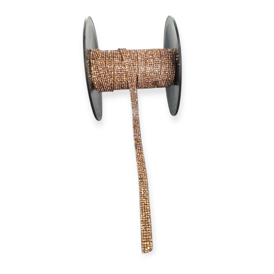 Pearl Iron On Diamante Trimming