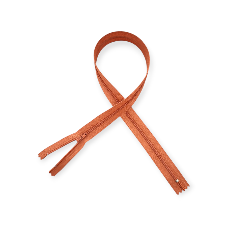 YKK Nylon Zip 061 Rust