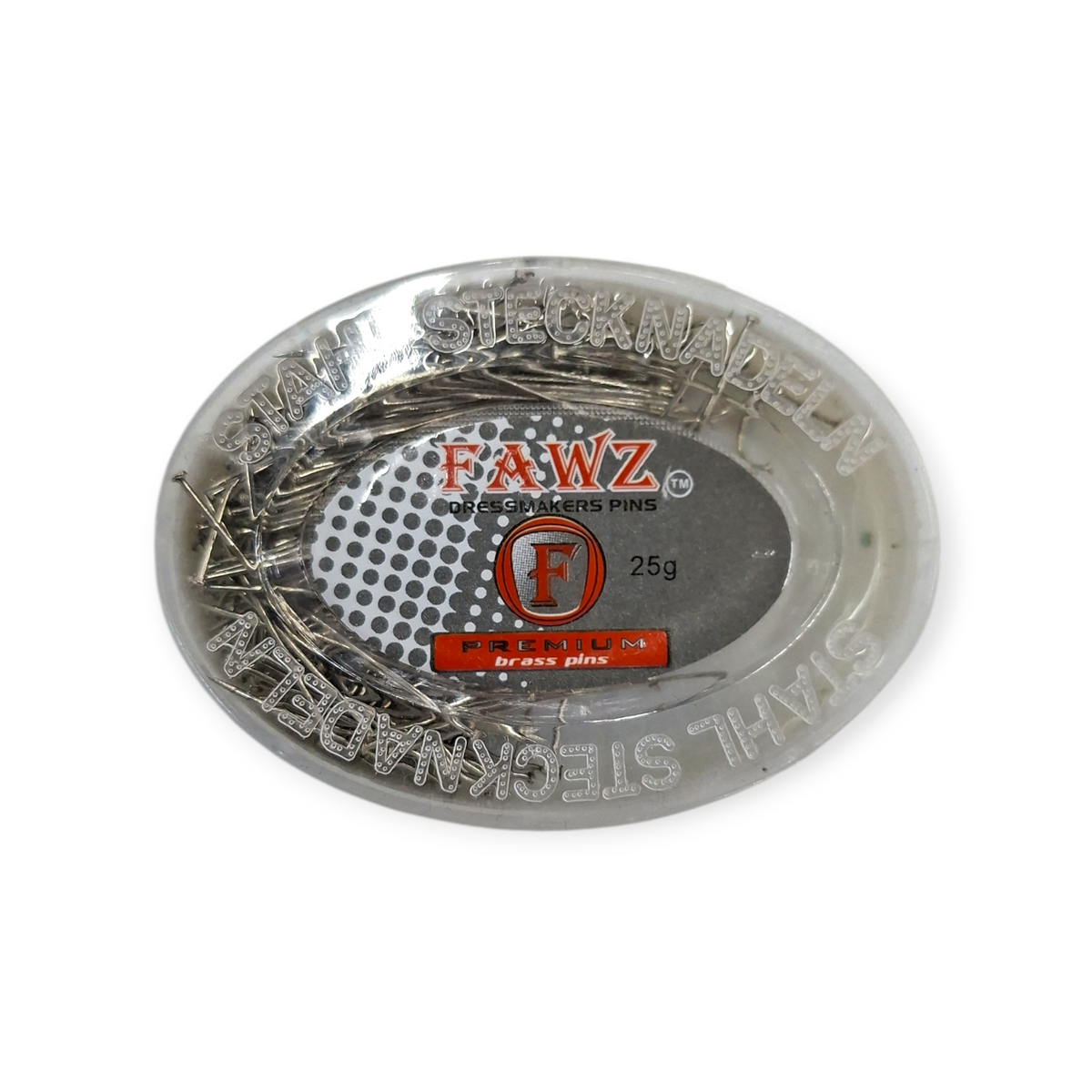 Fawz Dressmaking Brass Pins 25g