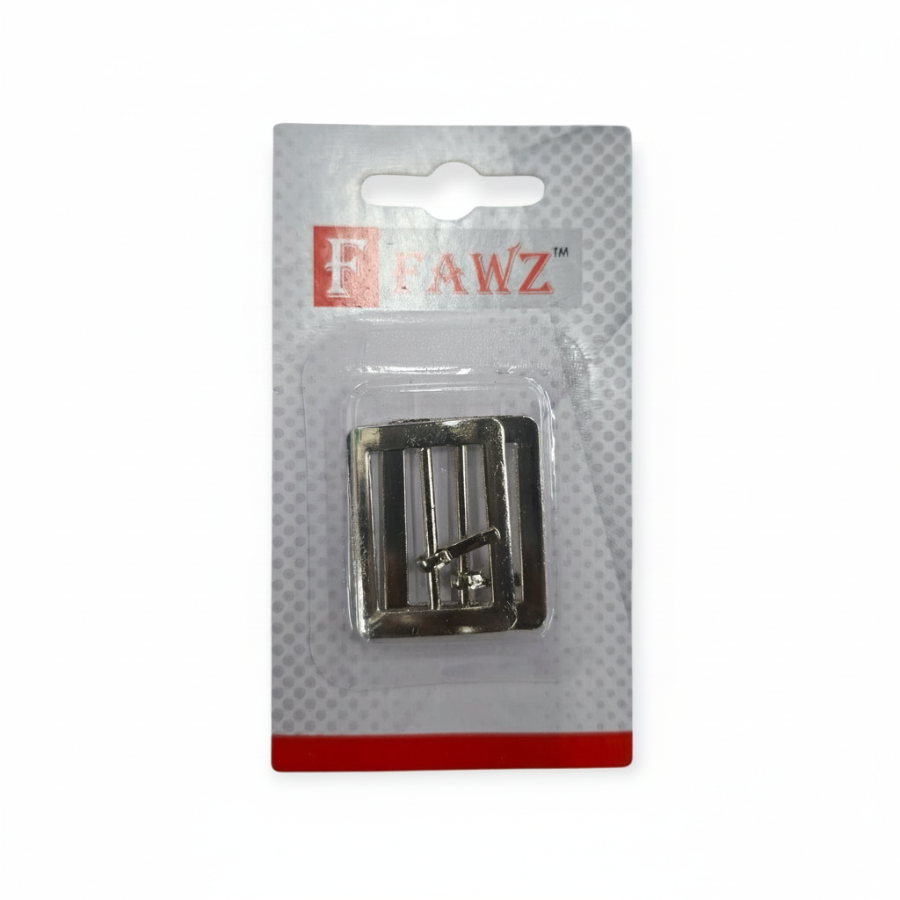 Buckle Metal 25mm Silver x2