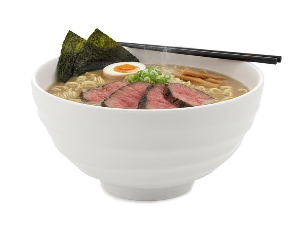 Goreme  Melamine Termostar Unbreakable Matte Bowl 19cm Black/White GRM-432.