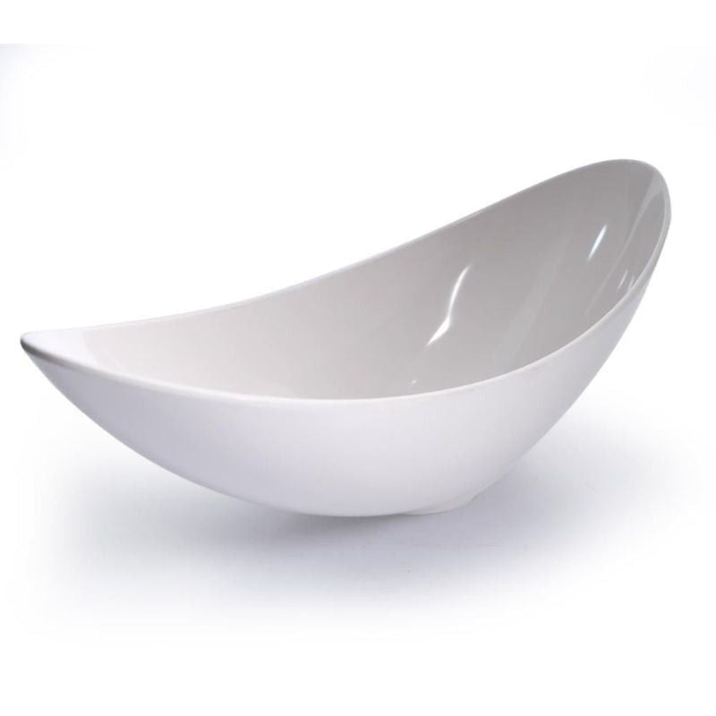Goreme Melamine Termostar Gondola Presentation Serving Bowl Black/White GRM-503.