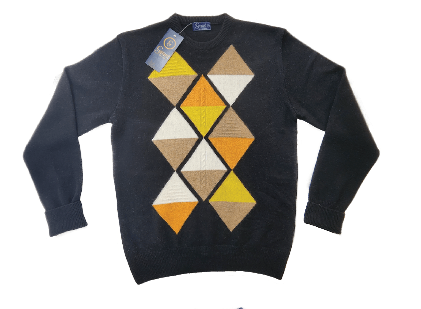 Grant Jersey Grant - 52478 Lambwool Diamond Colour Black (7674281197657)
