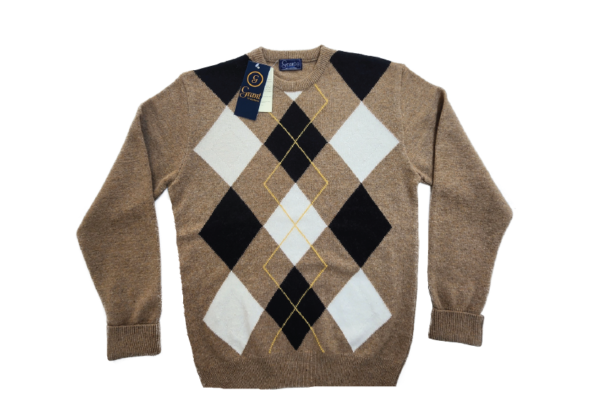 Grant Jersey Grant-52481 Lambwool Diamond Colour Ginger (7674220052569)