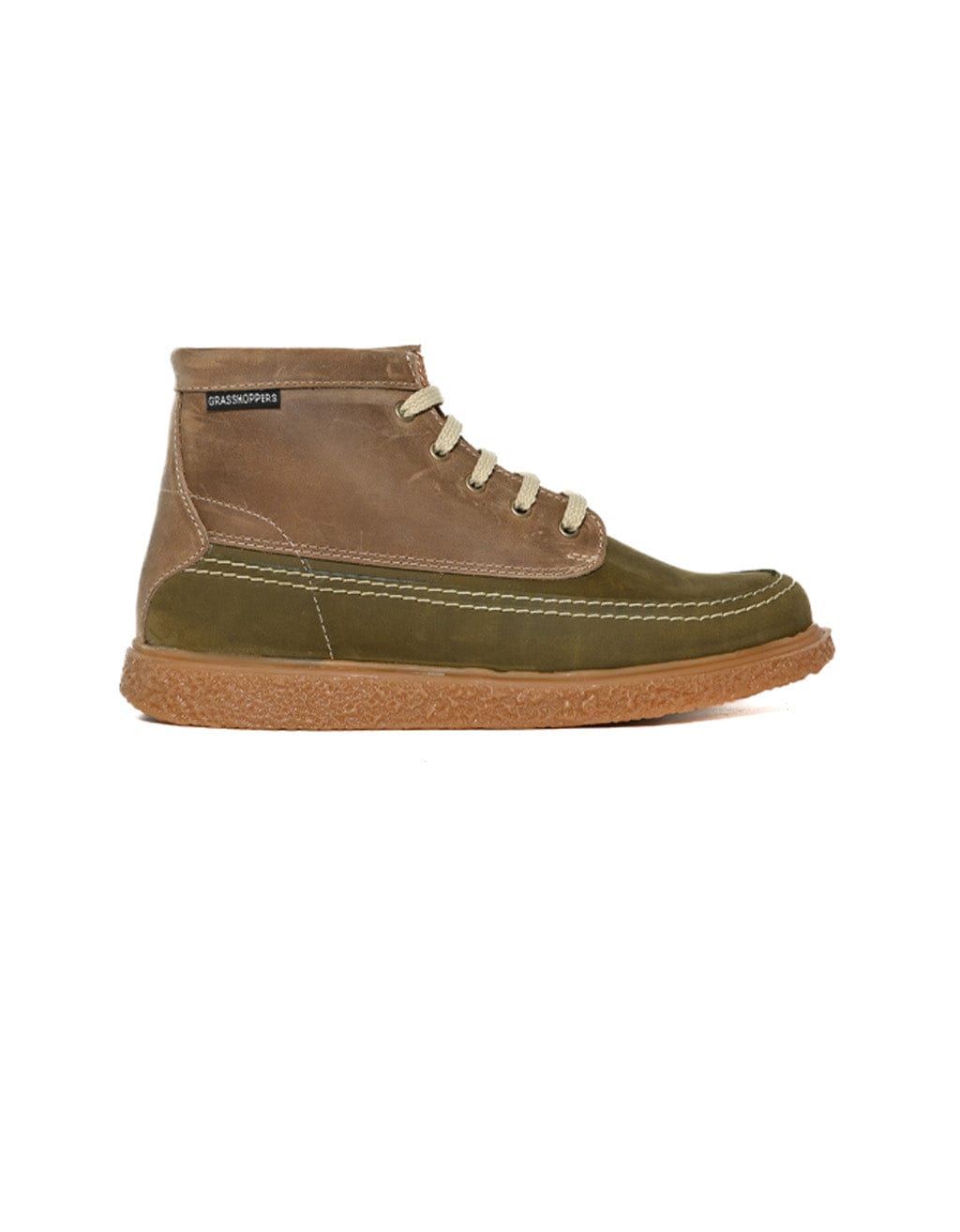 Grasshoppers Casual Shoes Mens Grasshoppers, Oregan, Casual Olive Boot