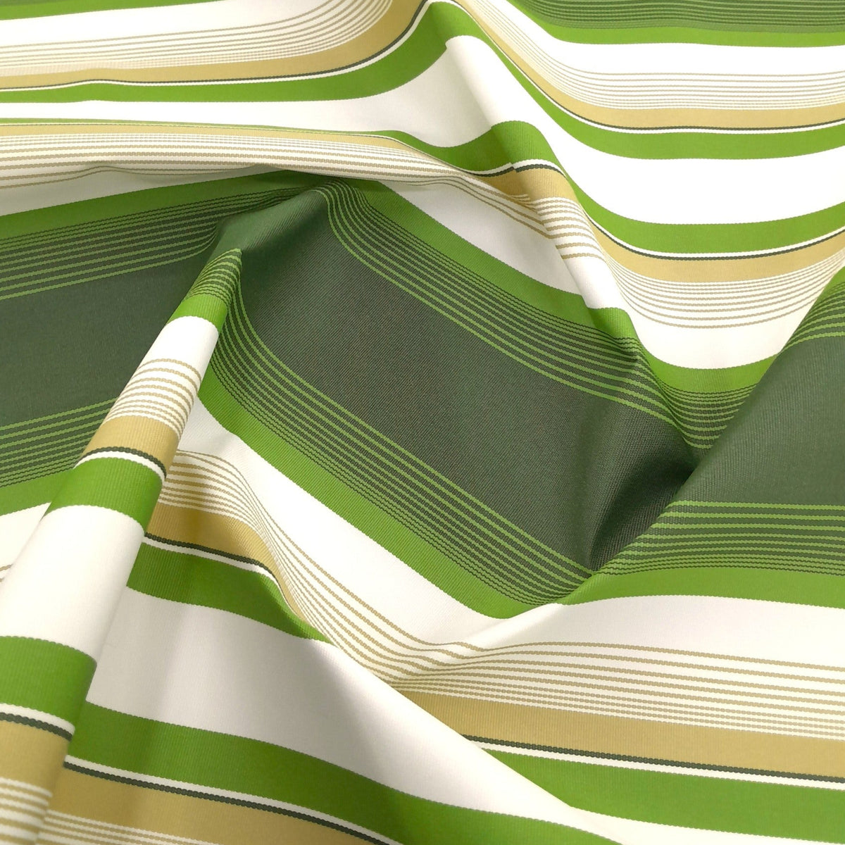 Bahamas Outdoor Canvas Stripe Green 150 cm