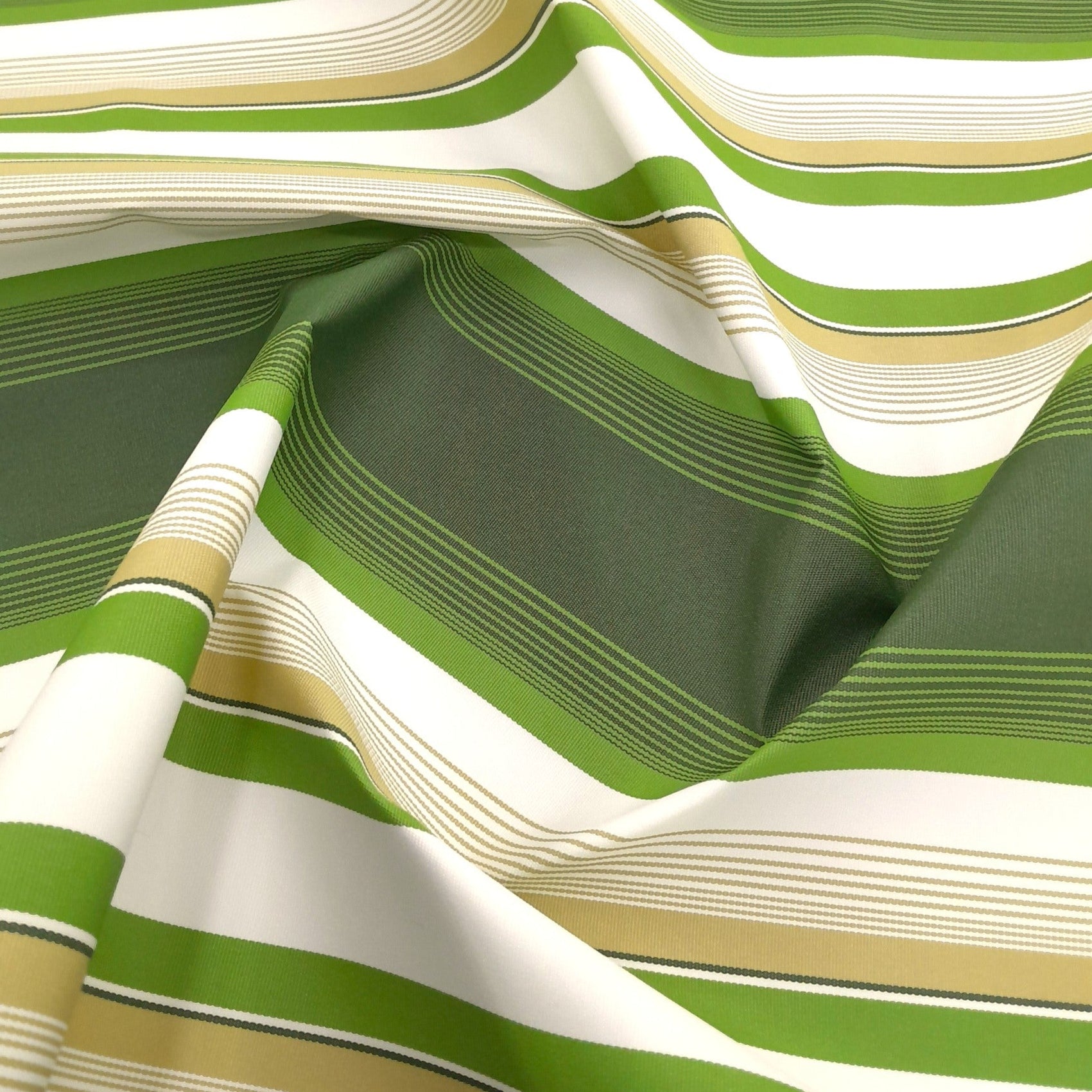 Bahamas Outdoor Canvas Stripe Green 150 cm