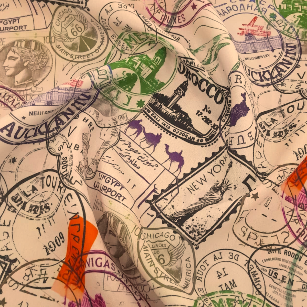 Fabric Printed Mini Matt Stamp D29 140 cm.