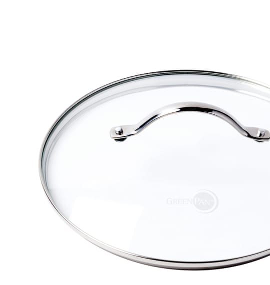 GREENPAN FRYING PAN GreenPan 24cm Cambridge Glass Lid CW000086-005 (7612260024409)