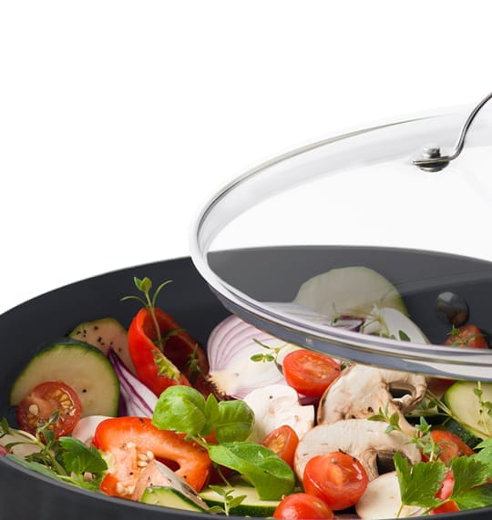 GREENPAN FRYING PAN GreenPan 24cm Cambridge Glass Lid CW000086-005 (7612260024409)