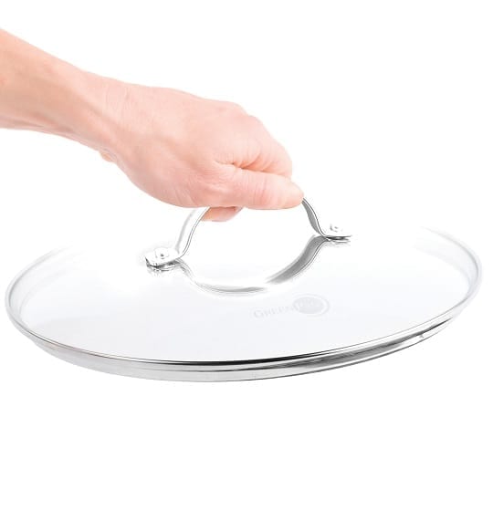 GREENPAN FRYING PAN GreenPan 24cm Cambridge Glass Lid CW000086-005 (7612260024409)