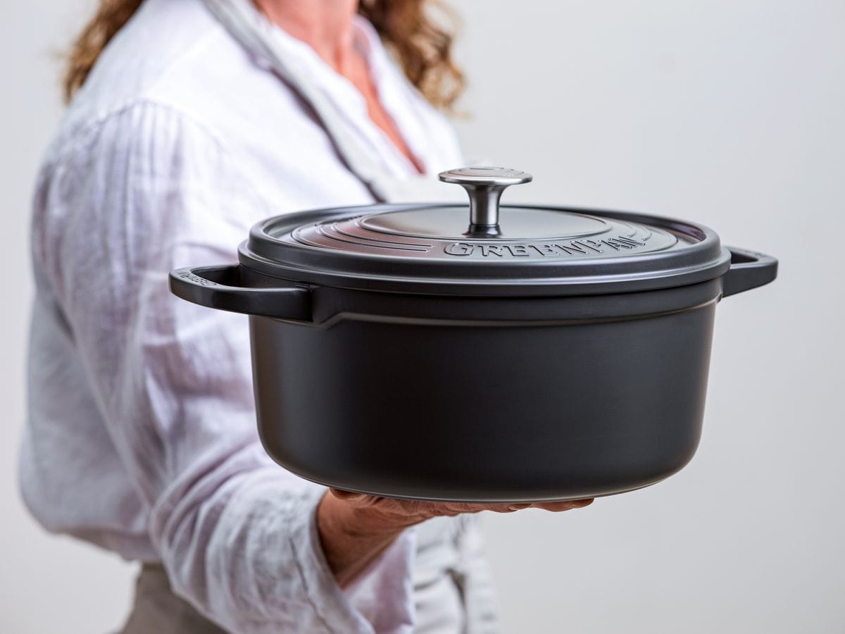 GREENPAN FRYING PAN GreenPan 6L Featherweight Casserole CC005057-001 (7534380449881)