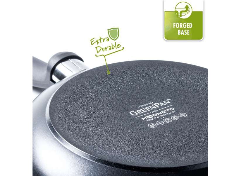 GREENPAN FRYING PAN GreenPan Cambridge Covered Casserole 24cm CW002320-002 (7291971600473)
