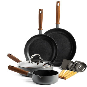 GREENPAN FRYING PAN GreenPan Mayflower Pro 9pc Non-Stick Ceramic Cookware Set CC005411-001 (7504331636825)