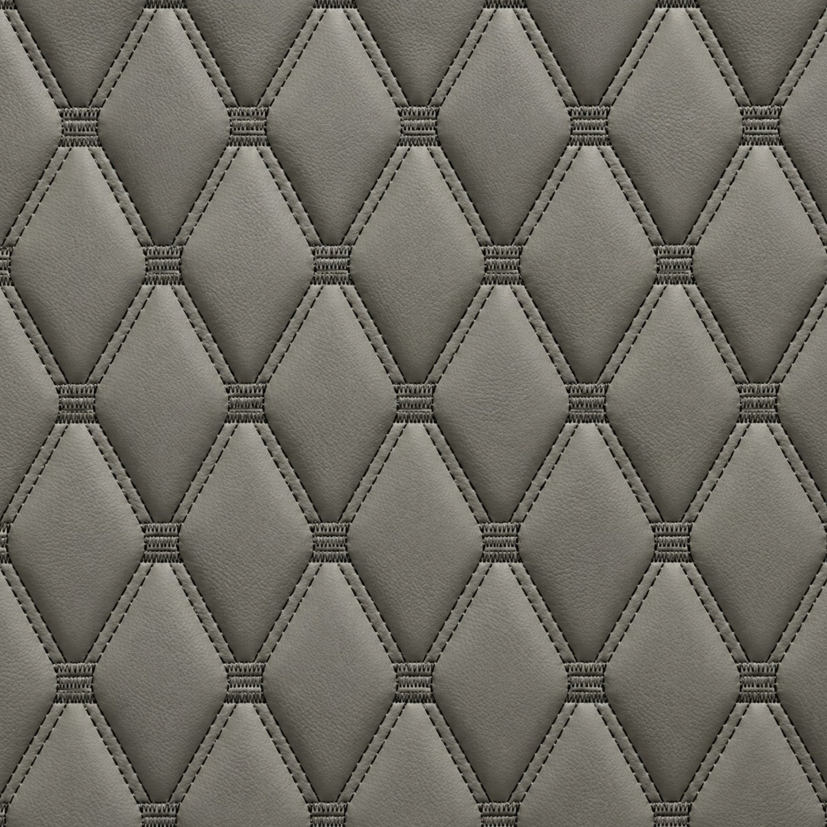 Bently Vinyl Car Fabric Diamond Grey/Black 140 cm