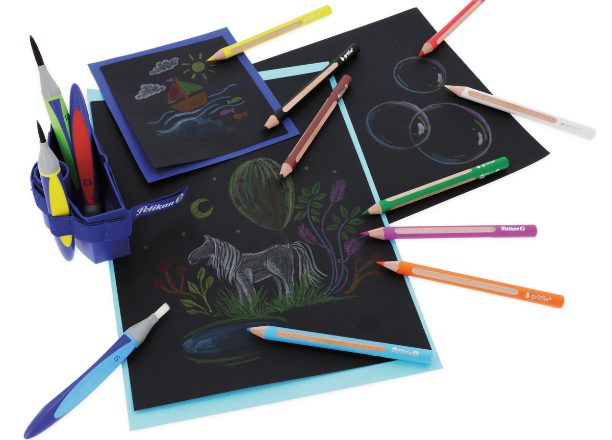 Pelikan A4 120 Gsm Drawing Paper (Black) 101578