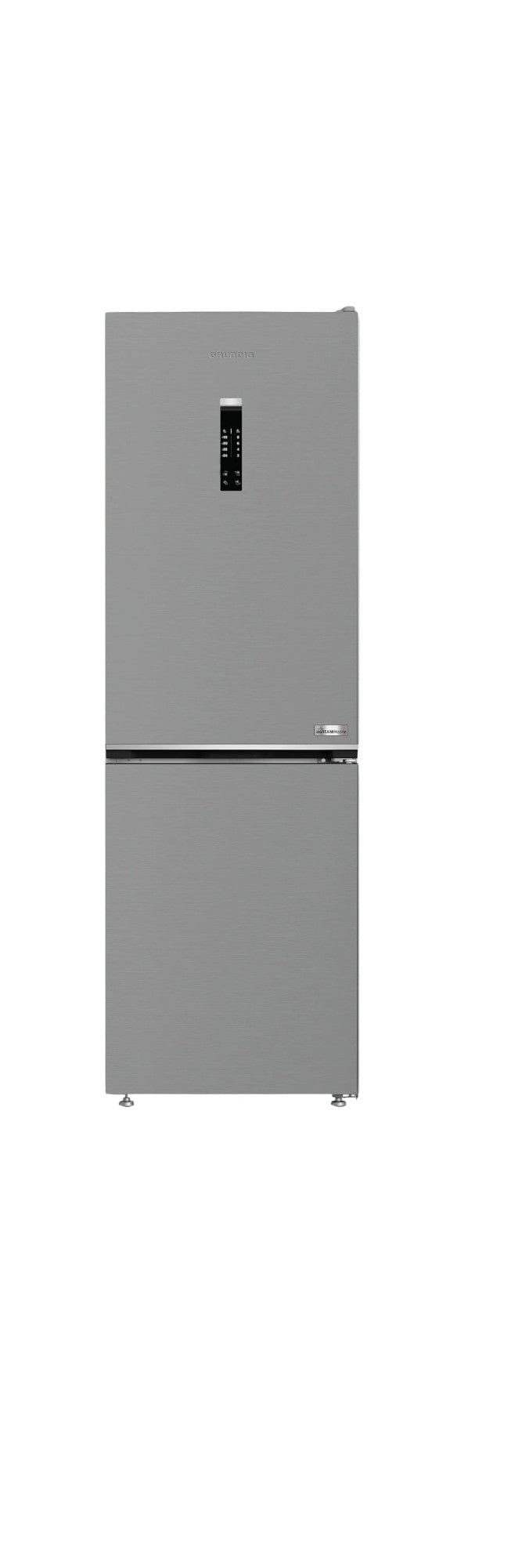Grundig Fridge/Freezer Grundig 60cm Pearl Steel Fridge Freezer GKPN 46820 XP