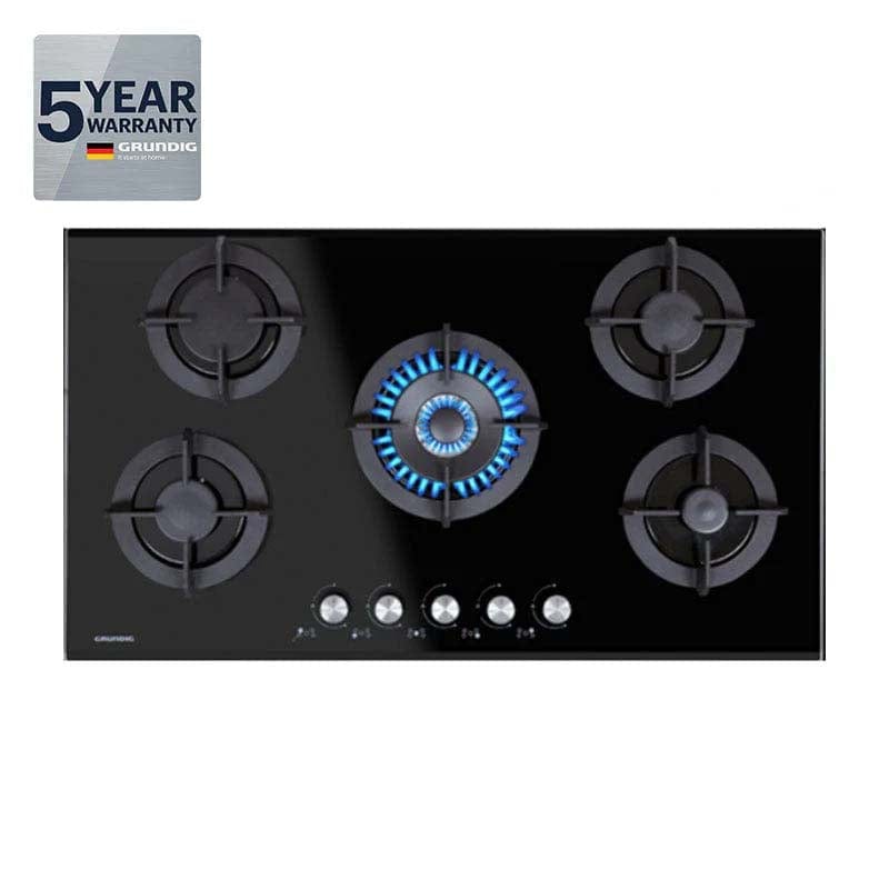 Grundig Gas Hob Grundig 90cm Gas Glass Hob GIGG9235150X (6546072535129)