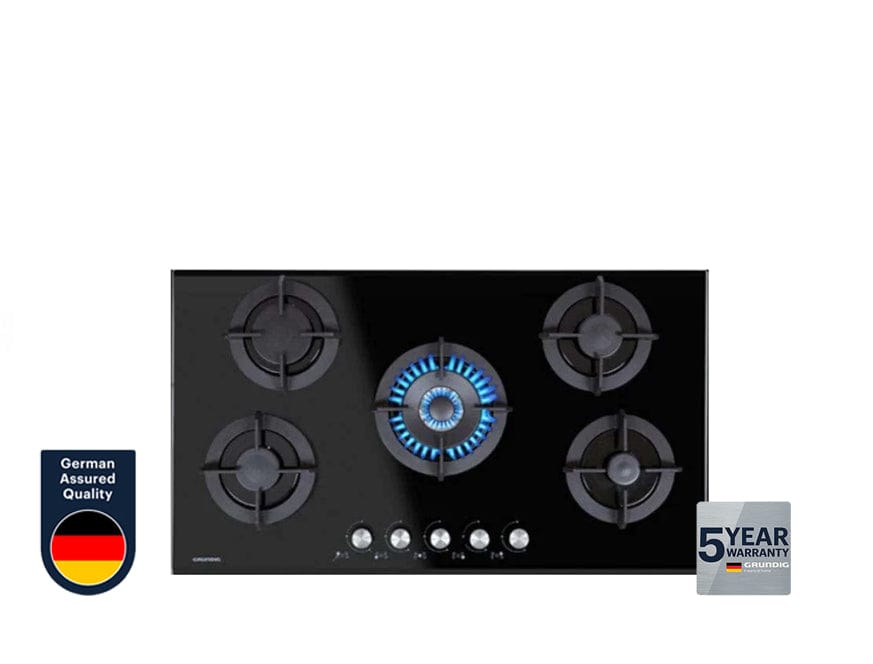 Grundig Gas Hob Grundig 90cm Gas Glass Hob GIGG9235150X (6546072535129)