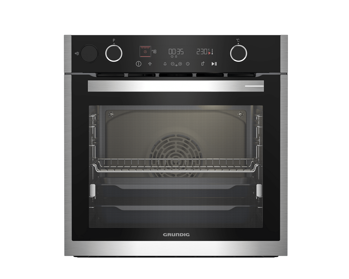 Grundig Oven Grundig 60cm  HotAero Pro Built-In Oven GEBD19401BHI