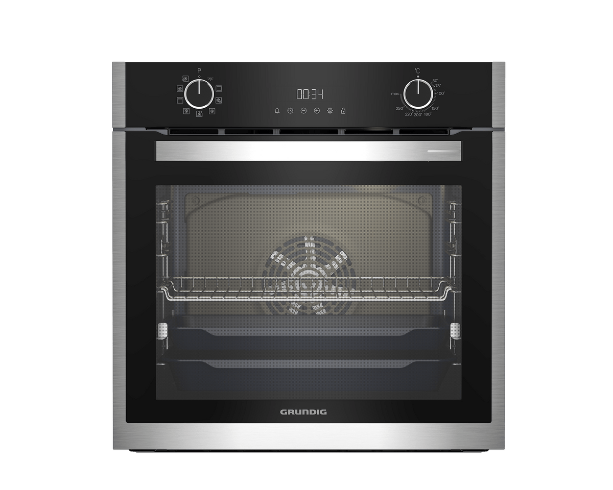 Grundig Oven Grundig 60cm Multifunction Oven GEBM19300BC (7877031919705)