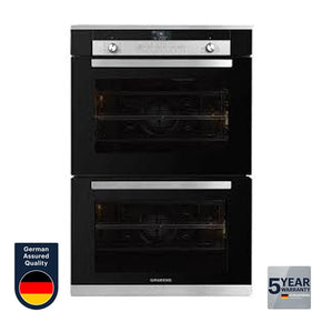 Grundig Oven Grundig 70cm Multi Function Double Oven - GEDM26000B (6537059860569)