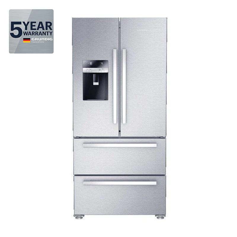 Grundig Side by side fridge Grundig 530L  Stainless Steel French Door GQN1232X (6546076467289)
