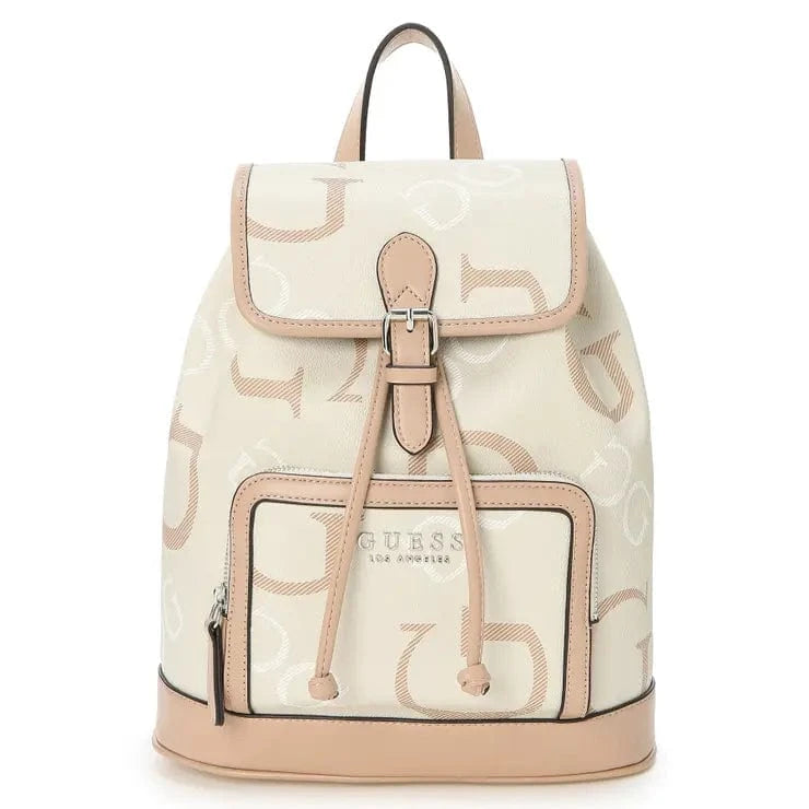 Guess Backpack Guess Selah Flap Backpack Caramel Multi