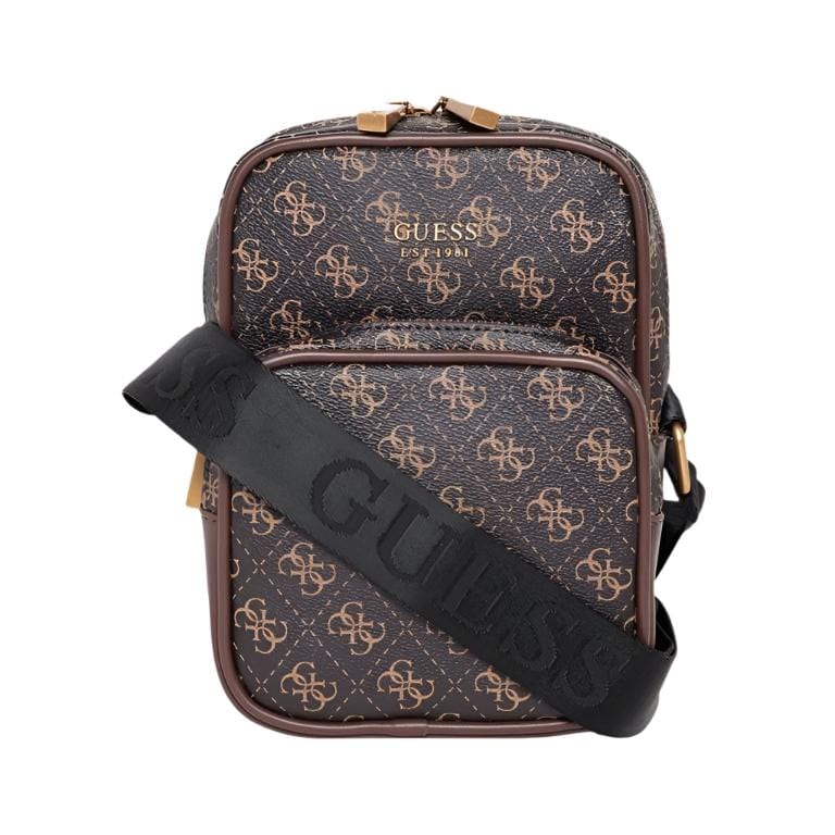 Guess Crossbody Bag Guess Keith Camera Bag Brown (7818984456281)