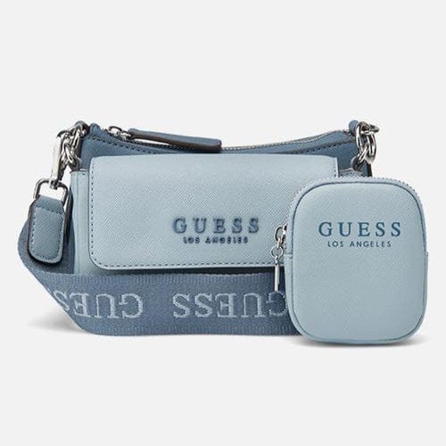 Guess Handbag Guess Abbie Mini Crossbody - Blue