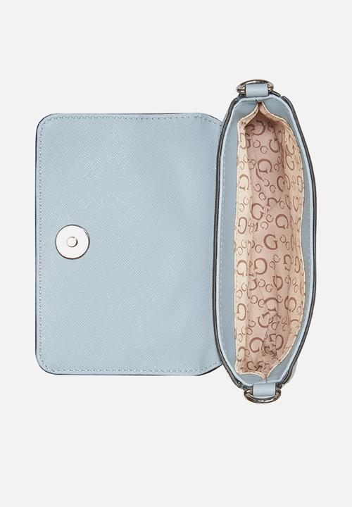 Guess Handbag Guess Abbie Mini Crossbody - Blue