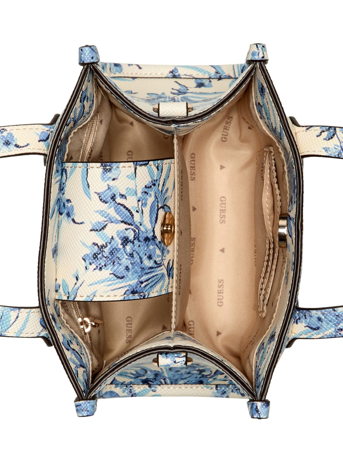 Guess Handbag Guess AHB Silvana 2 Compartment Tote Floral