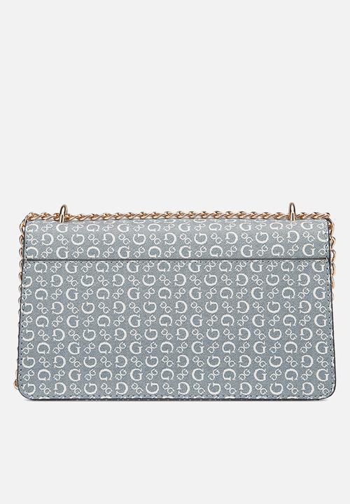 Guess Handbag Guess Alysa Convertible Crossbody - Denim