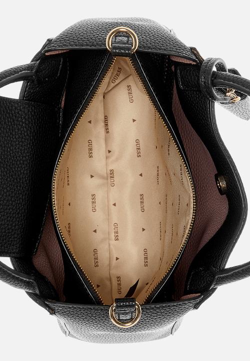 Guess Handbag Guess Brento Sml Girlfriend Satchel Bag - Black