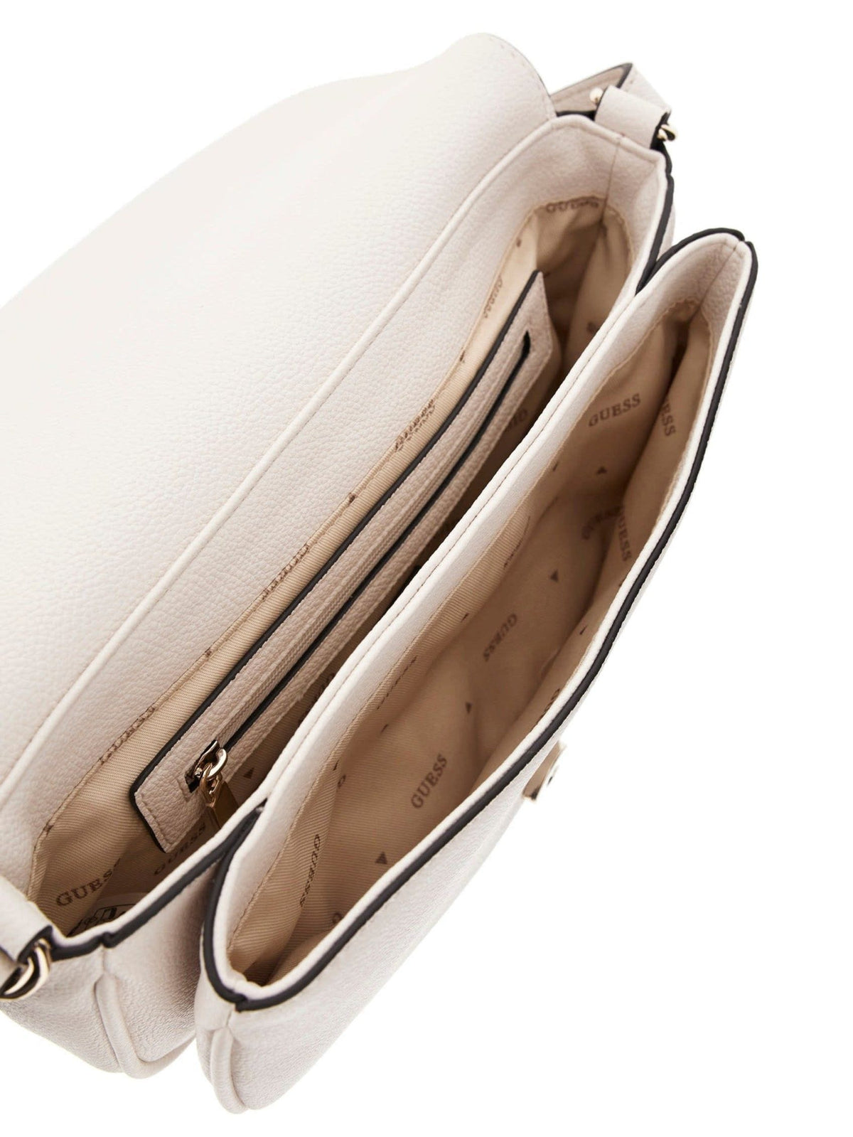 Guess Handbag Guess Calebra Mini Crossbody Bag Off White BG953621
