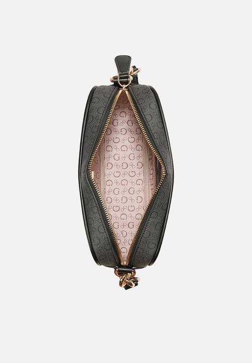 Guess Handbag Guess Devlon Camera Crossbody Bag - Coal