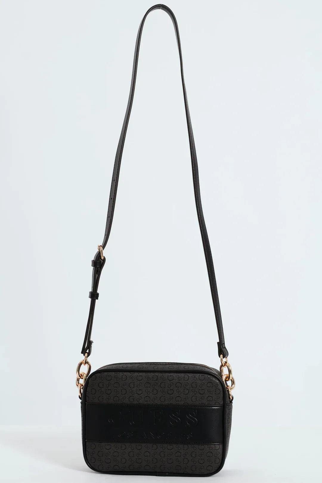 Guess Handbag Guess Devlon Camera Crossbody Bag Coal SG962214