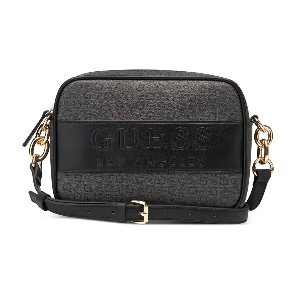Guess Handbag Guess Devlon Camera Crossbody Bag Coal SG962214