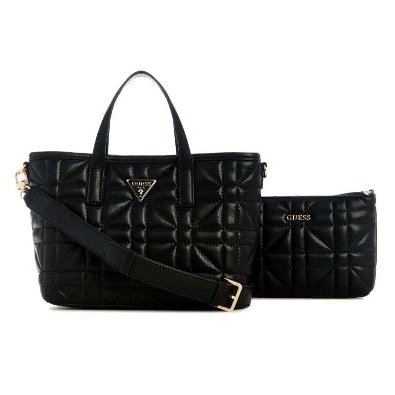 Guess Handbag Guess Edita Mini Tote Bag - Black QG982575