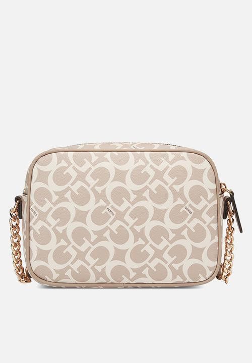 Guess Handbag Guess Kerry Mini Crossbody Top Zip-Caramel JG970870