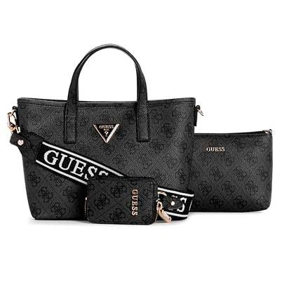 Guess Handbag Guess Latona II 4G Logo Mini Tote Handbag Coal SG869175