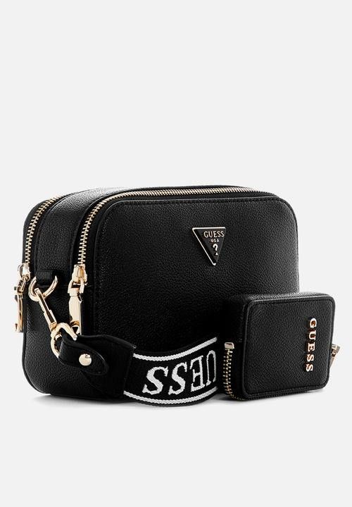 Guess Handbag Guess Latona II Camera Crossbody Black BG869113